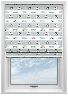 Brum Brum, Journey - Twist&Fit Roman Blind